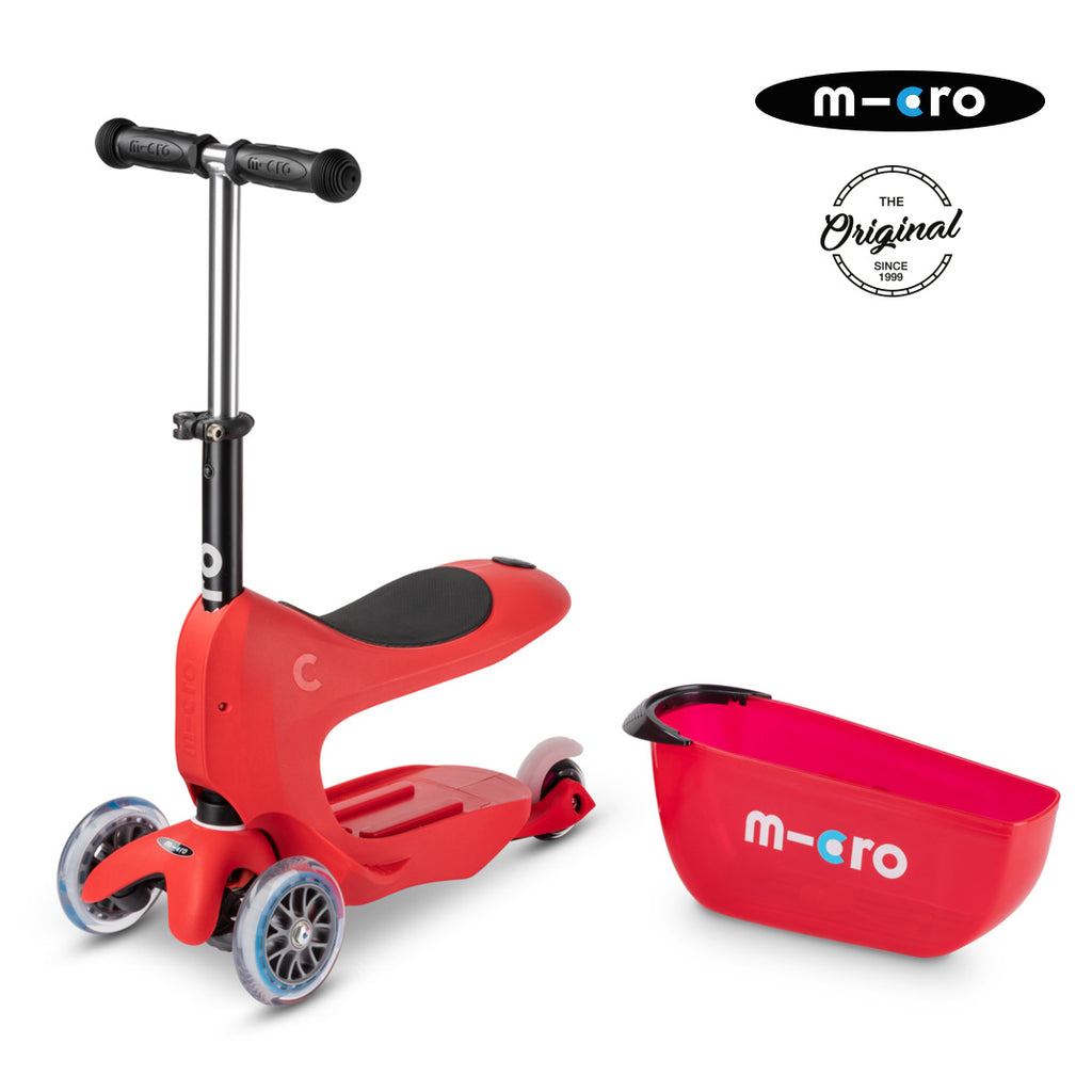Scooter Mini2Go Deluxe Plus Rojo MICRO- Depto51