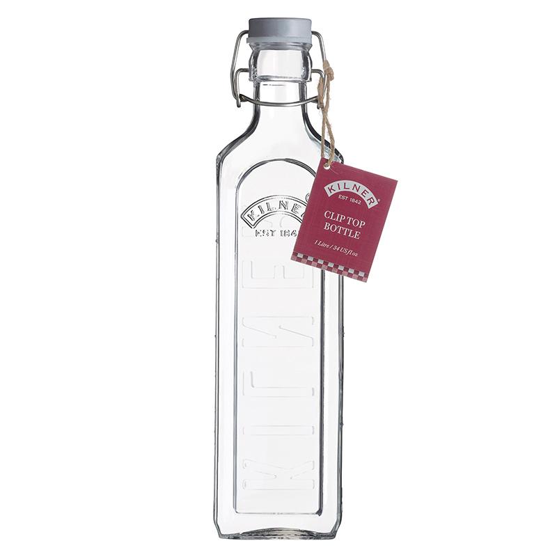Botella con Cierre Clip Top 1 litro KILNER- Depto51