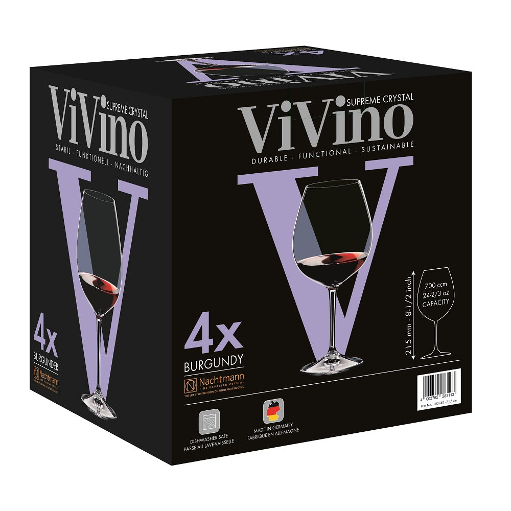 Set de 4 Copas Burgundy Wine Vivino NACHTMANN- Depto51