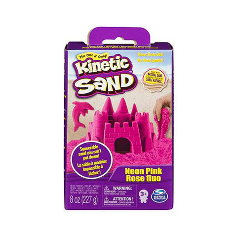 Kinetic Sand, Castillo de Arena Shimmer, Arena cinética 454gr, Arena  mágica, Arena Colorida Brillante Rosa, 3 Accesorios y Bandeja incluidos