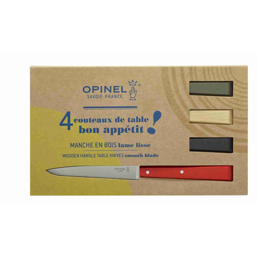 Set de 4 cuchillos de mesa N°125 LOFT OPINEL- Depto51
