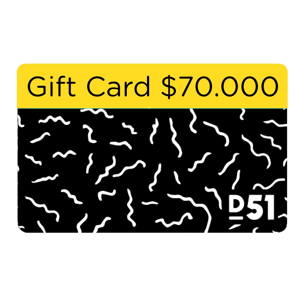 Gift Card Digital $70.000 DEPTO51- Depto51