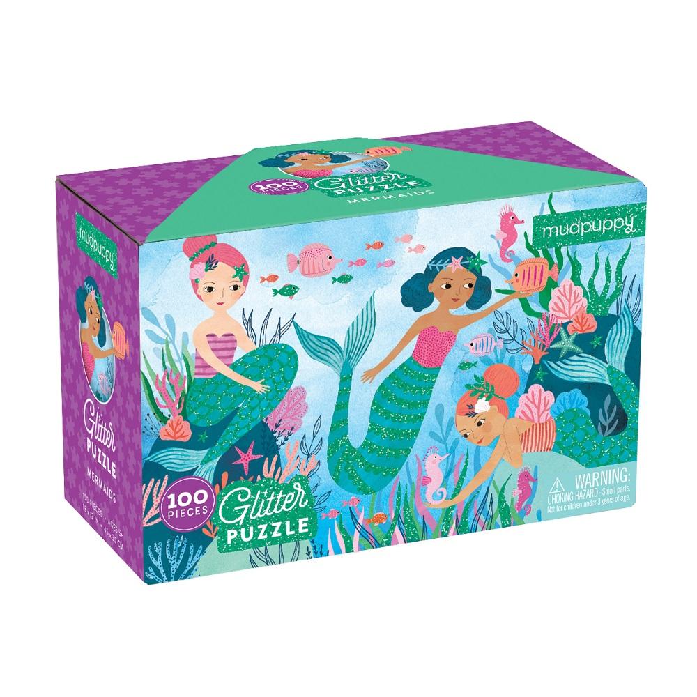 Puzzle Glitter Sirenas MUDPUPPY- Depto51