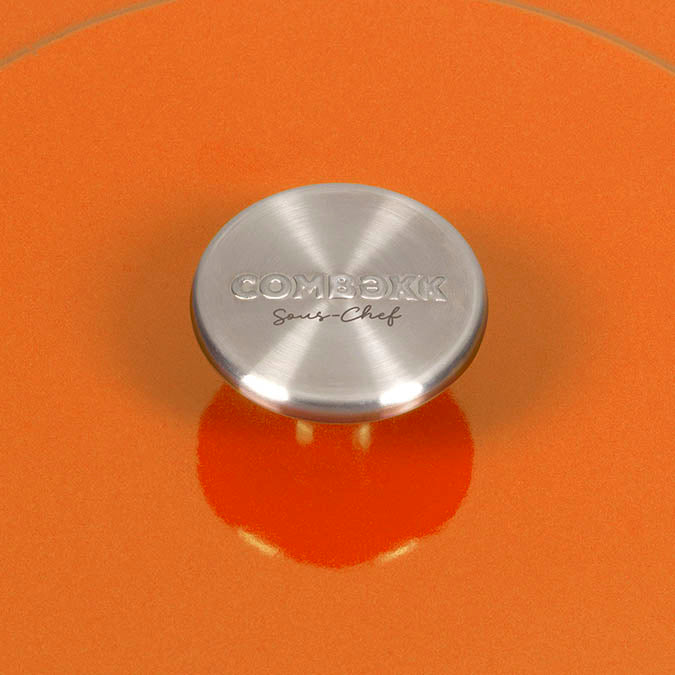 Olla de Hierro Fundido Reciclado 24 cm Orange COMBEKK- Depto51