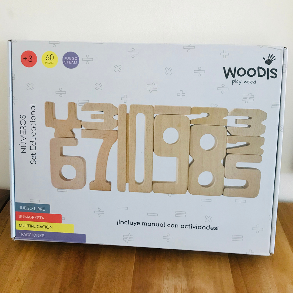 Set Educacional Woodis Números 60 Piezas WOODIS- Depto51