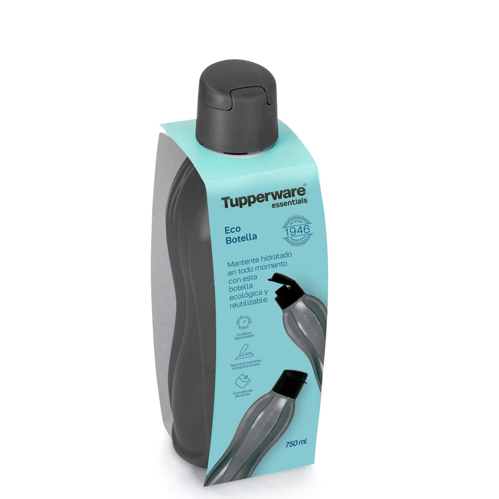 Botella de Agua 750 ml Negra TUPPERWARE- Depto51