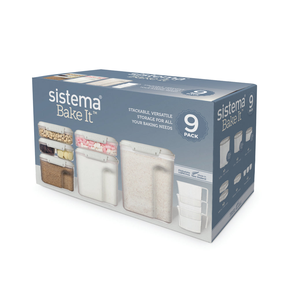 Set de 9 contenedores herméticos Sistema Bake It™ SISTEMA- Depto51