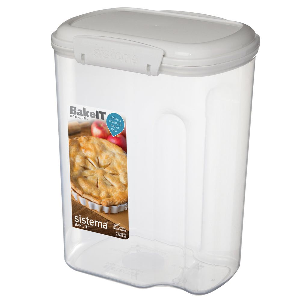Pack de 4 contenedores herméticos de 3.25 litros con taza medidora Sistema® Bake It™ SISTEMA- Depto51