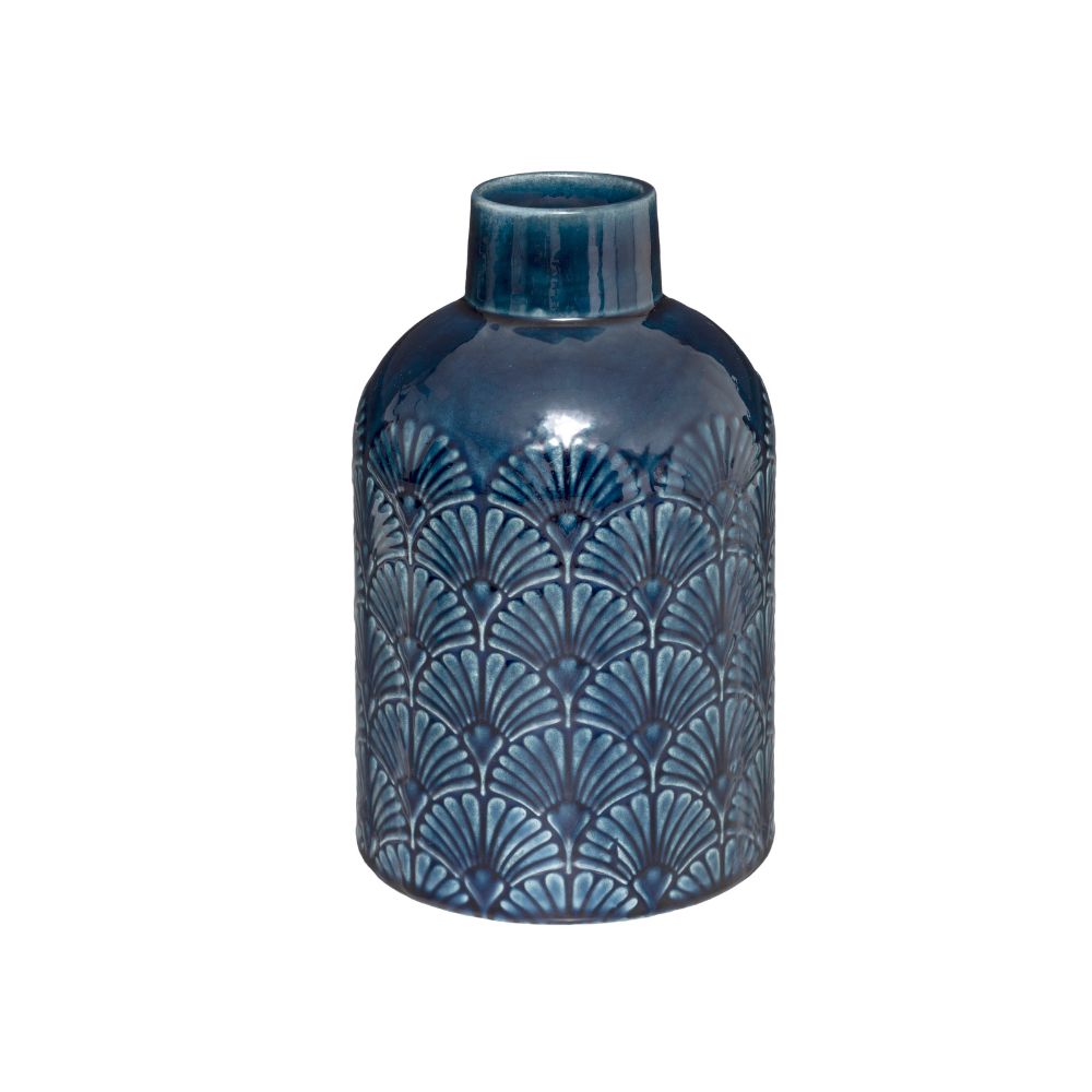 Botella Cerámica Glaze Azul ATMOSPHERA- Depto51