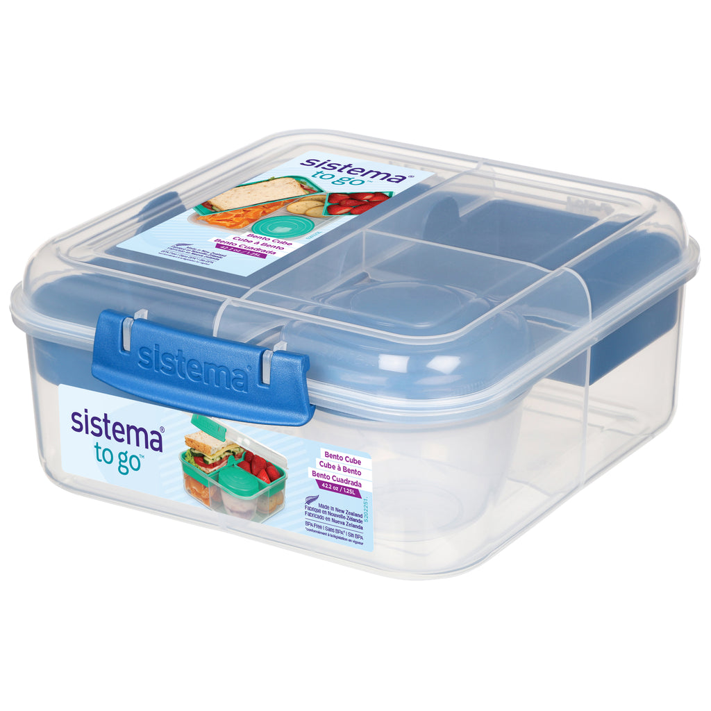 Set de 4 Hermético Bento con pote para Yogurt Sistema To Go™ 1.25 L SISTEMA- Depto51