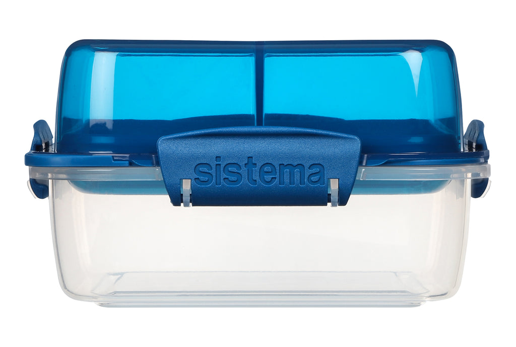 Pack de 4 contenedores herméticos apilables LunchStack ™ de 1,24 Litros Sistema® To Go™ SISTEMA- Depto51