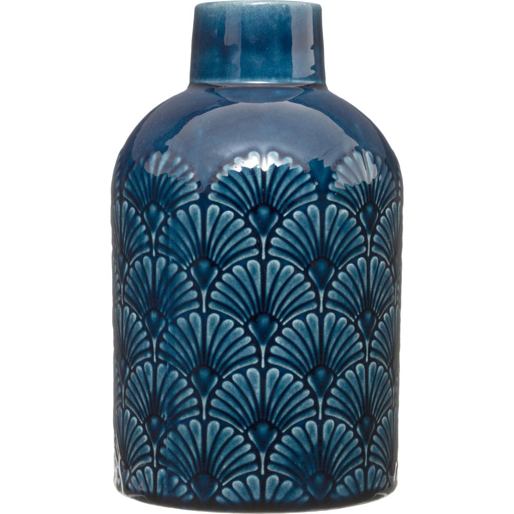 Botella Cerámica Glaze Azul ATMOSPHERA- Depto51