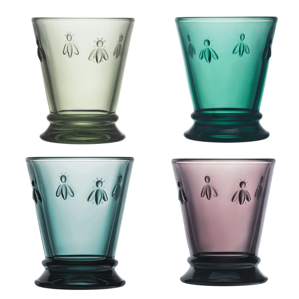 Set de 4 Vasos Abeja Colores LA ROCHERE- Depto51