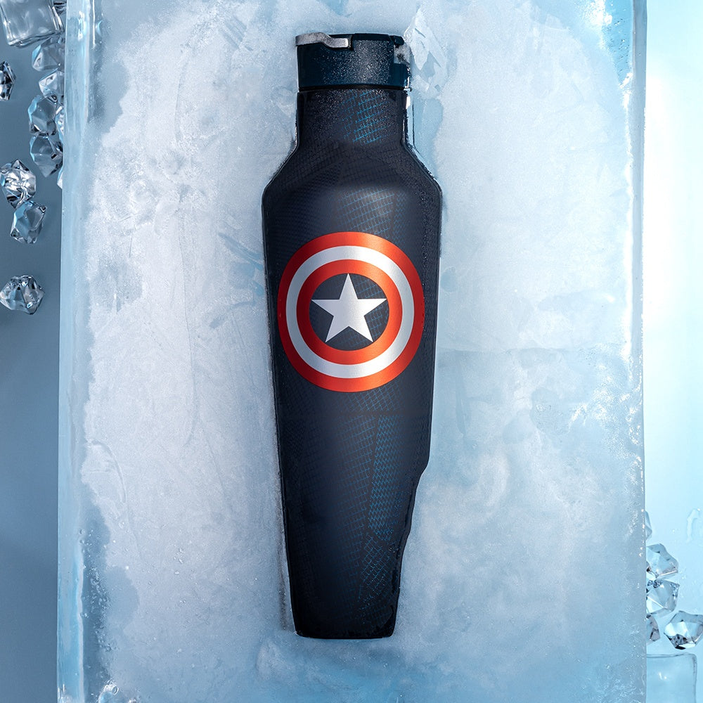 Botella Térmica Sport Marvel 600 ml Capitán América CORKCICLE- Depto51