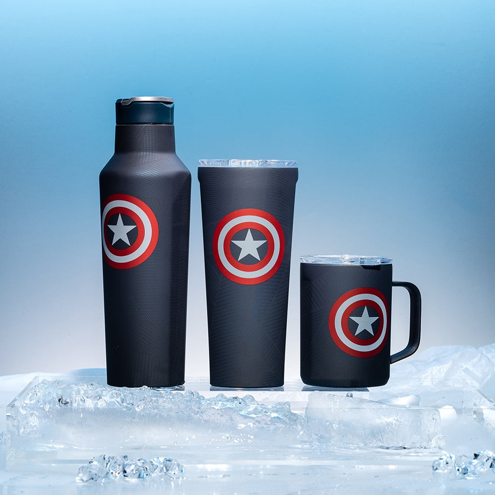 Vaso Térmico Marvel 700 ml Capitán América CORKCICLE- Depto51