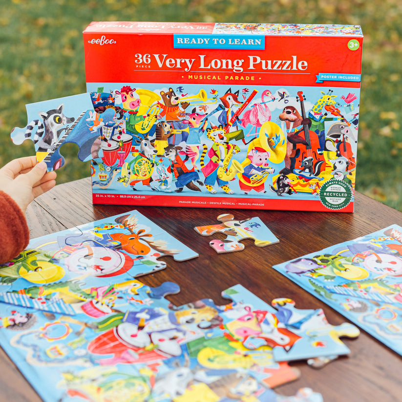 Ready To Learn 36 pc Long Puzzle Musical Parade EEBOO- Depto51