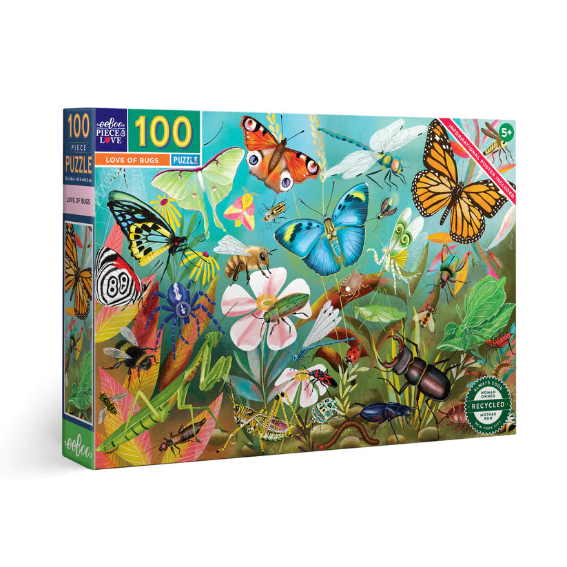 Puzzle 100 Piezas Love Of Bugs EEBOO- Depto51