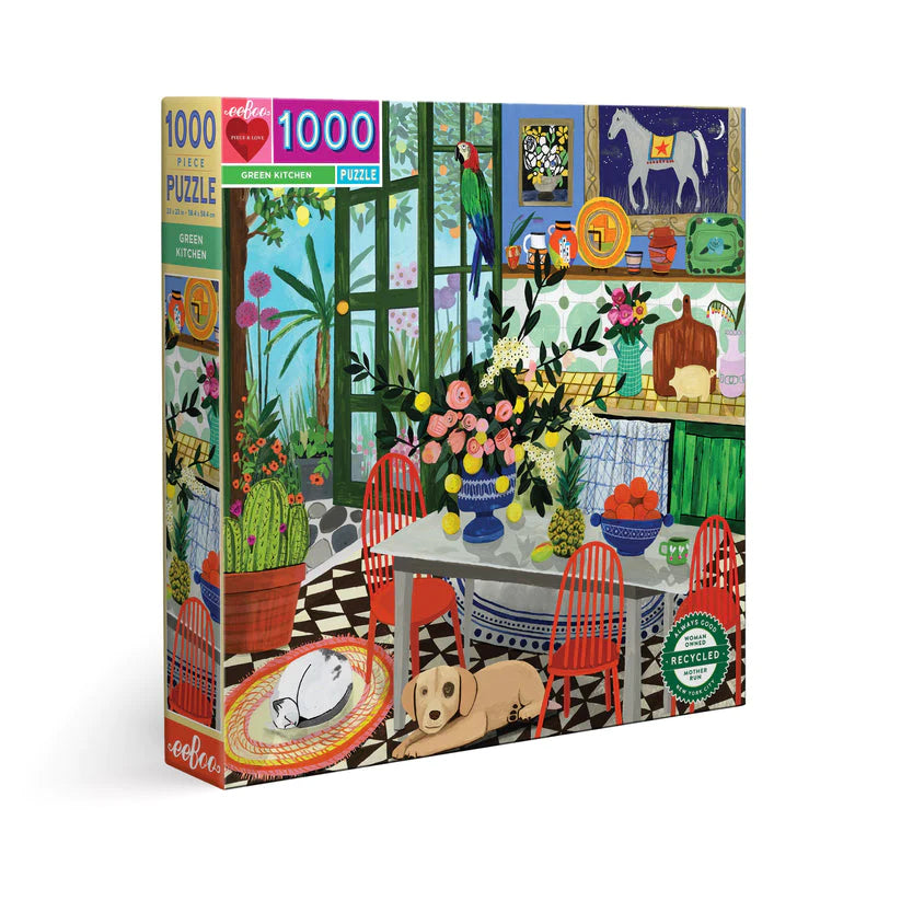 Puzzle 1000 Piezas Green Kitchen EEBOO- Depto51