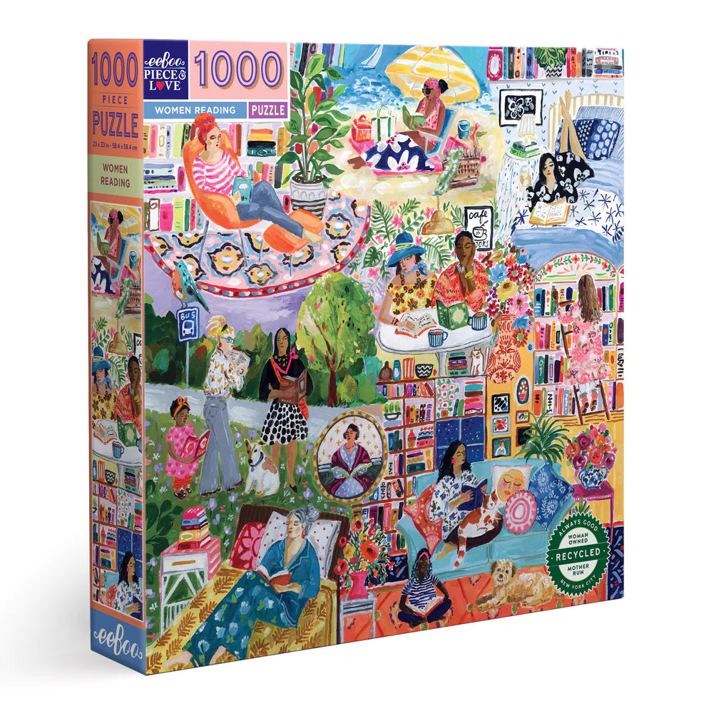 Puzzle 1000 Piezas Women Reading EEBOO- Depto51