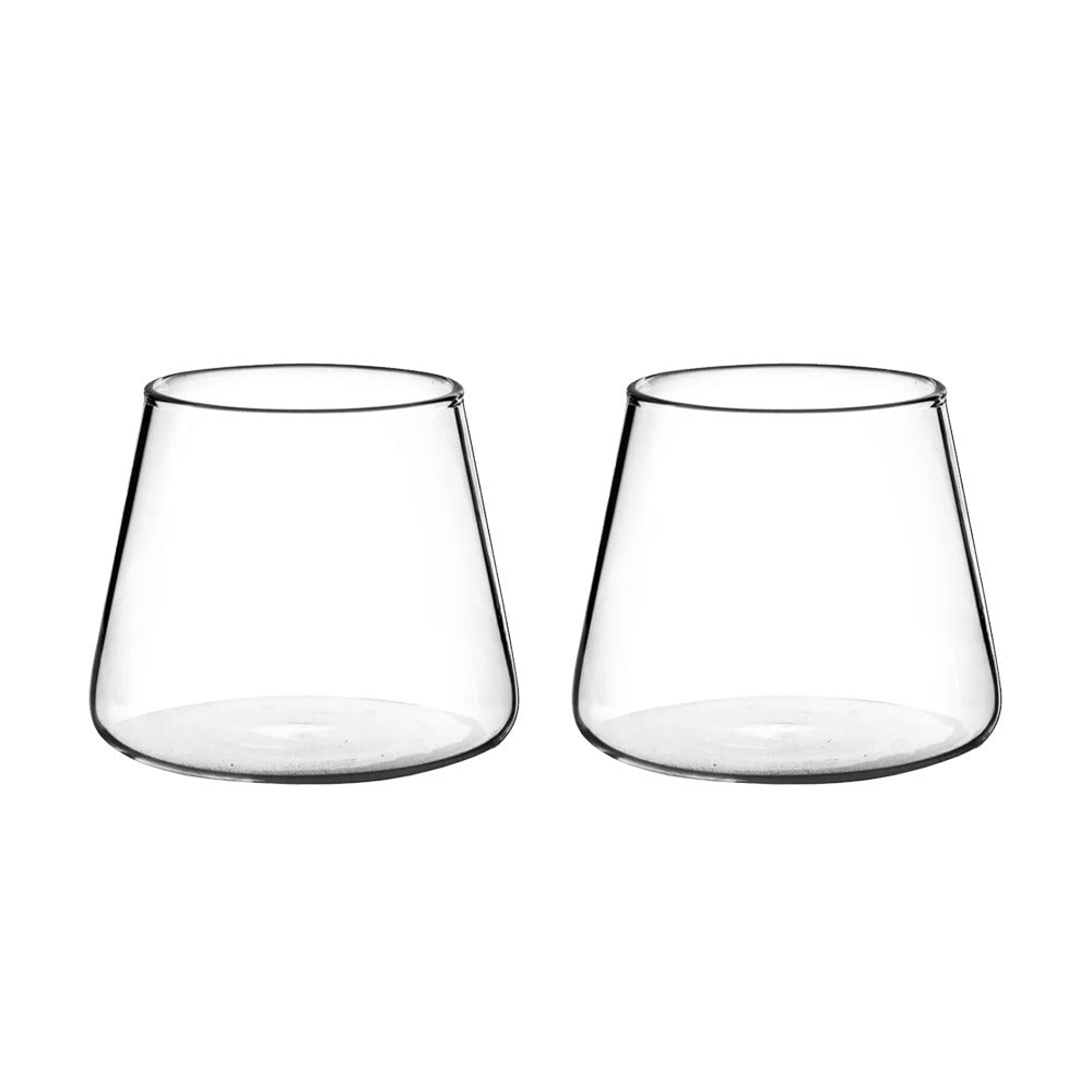 Pack 4 Vasos de Vidrio Estilo Japonés 320 ml Simplit SIMPLIT- Depto51