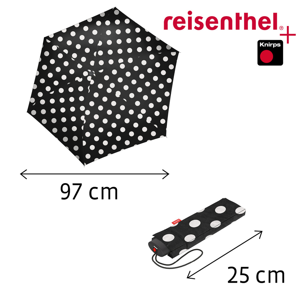 Paraguas Knirps+Reisenthel Pocket Mini Dots White REISENTHEL- Depto51
