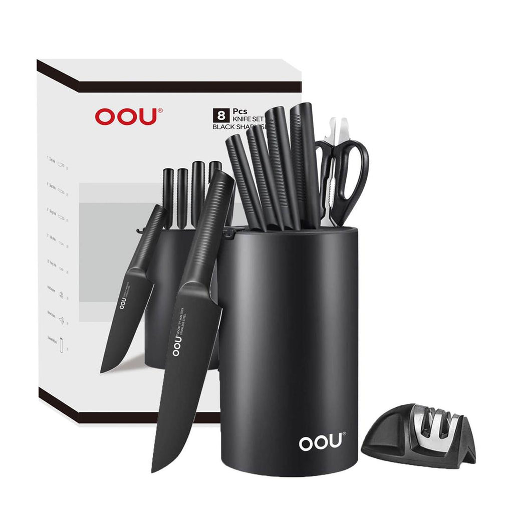 Set de 8 Cuchillos Black Series OOU- Depto51