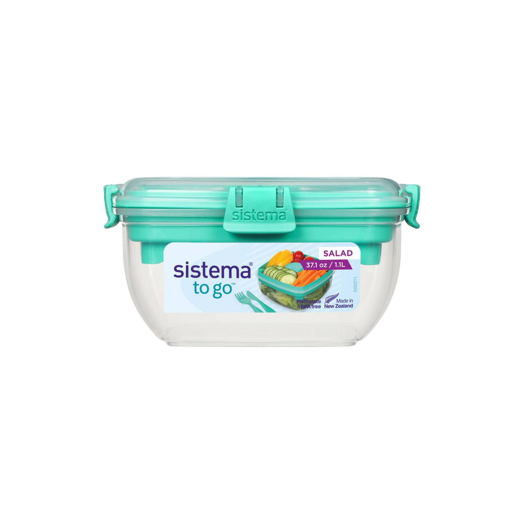Pack de 4 contenedores herméticos para ensalada de 1.1 Litros Sistema® To Go™ SISTEMA- Depto51