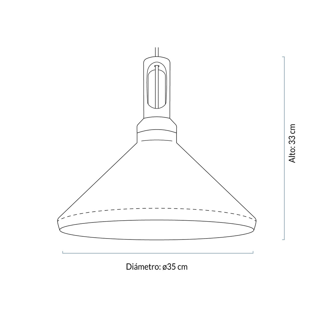 Lámpara de Colgar Mezzo Blanco FORM DESIGN- Depto51