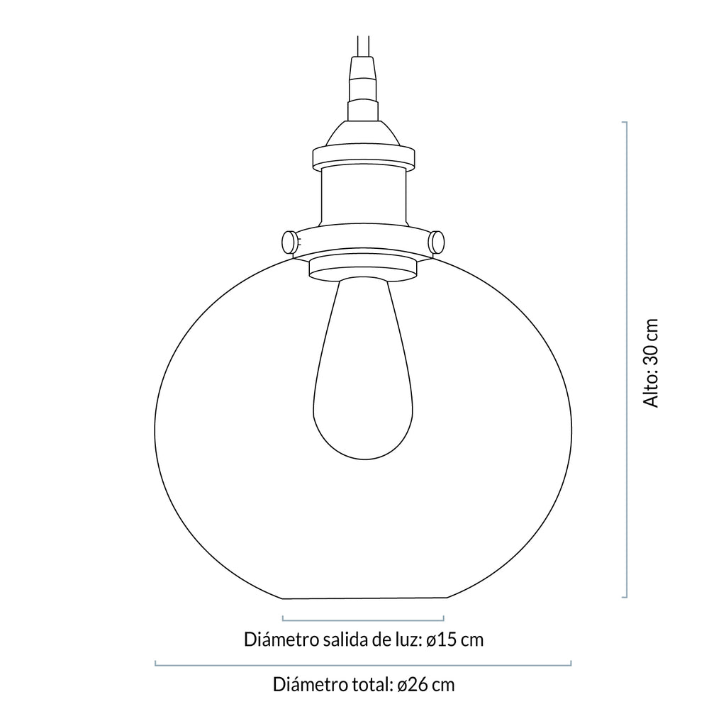 Lámpara de Colgar Bubble Vidrio FORM DESIGN- Depto51