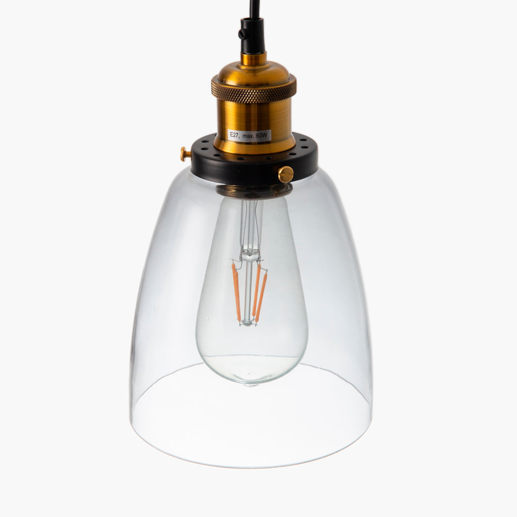 Lámpara de Colgar Maggie Vidrio ahumado FORM DESIGN- Depto51