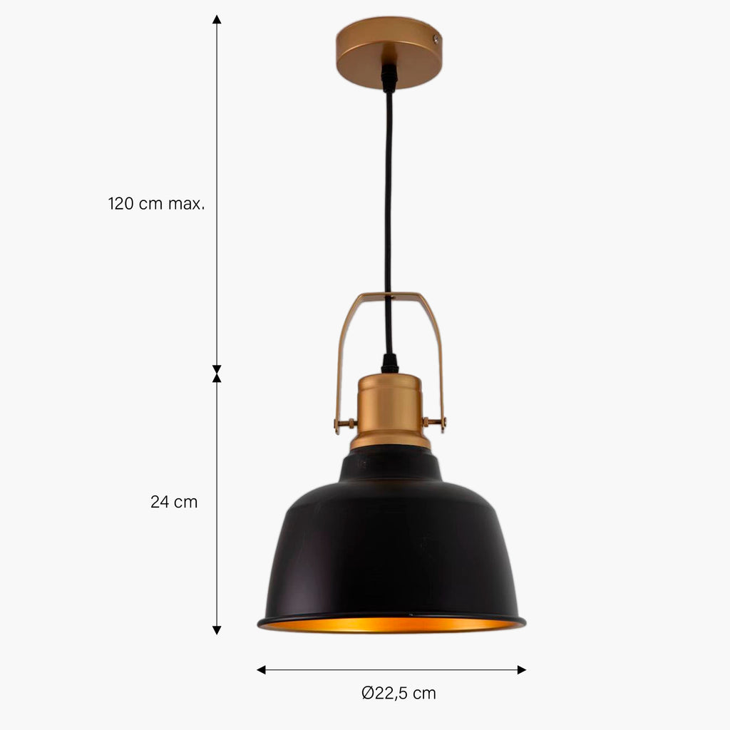 Lámpara de Colgar Jasmine Negro FORM DESIGN- Depto51