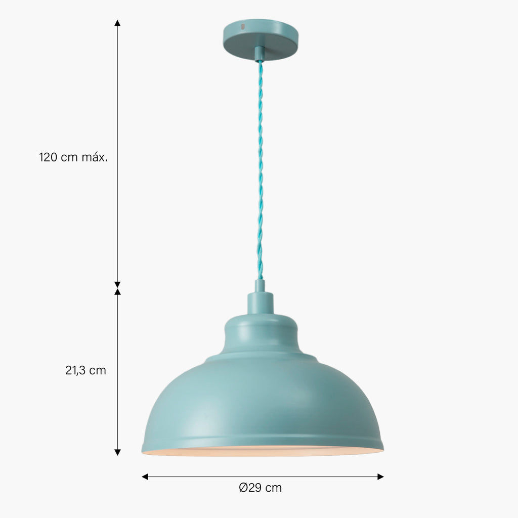 Lámpara de Colgar Lauren Verde pastel FORM DESIGN- Depto51