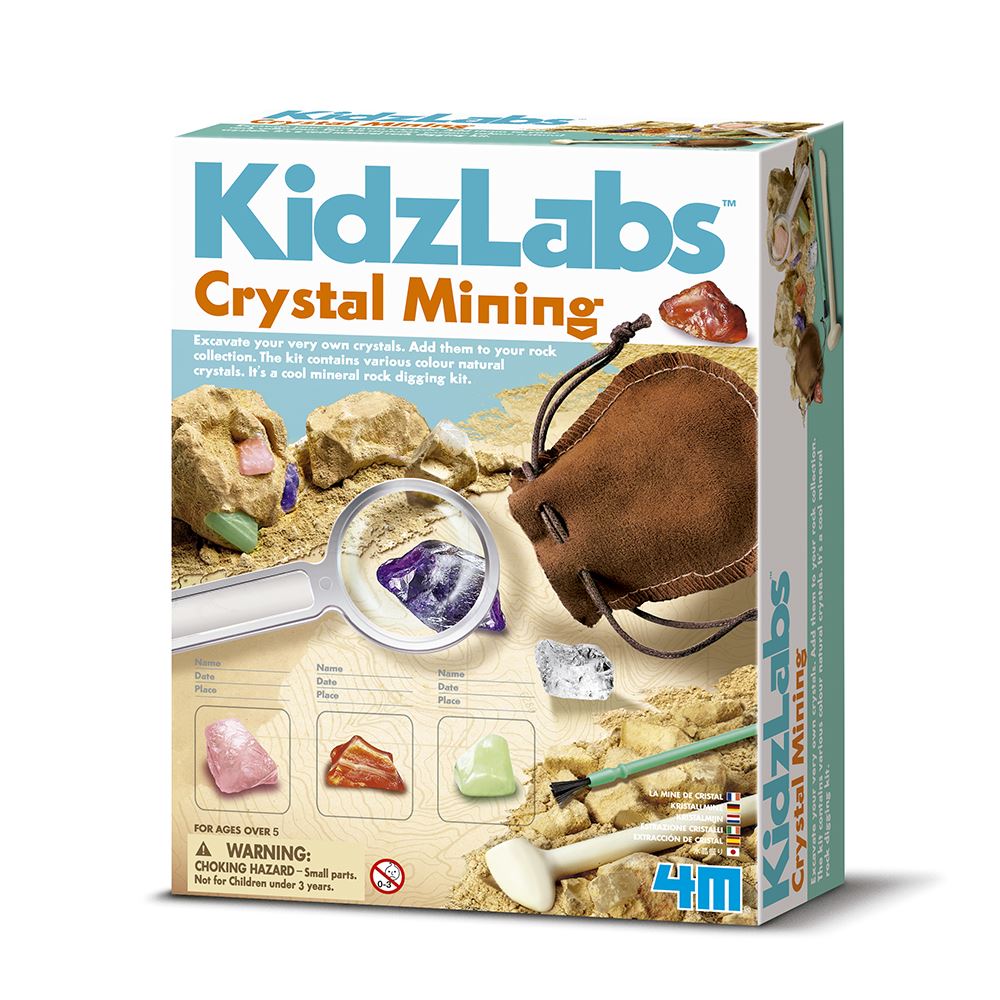 Juego de Ciencia Excava Cristales 4M KIDZ LABS- Depto51