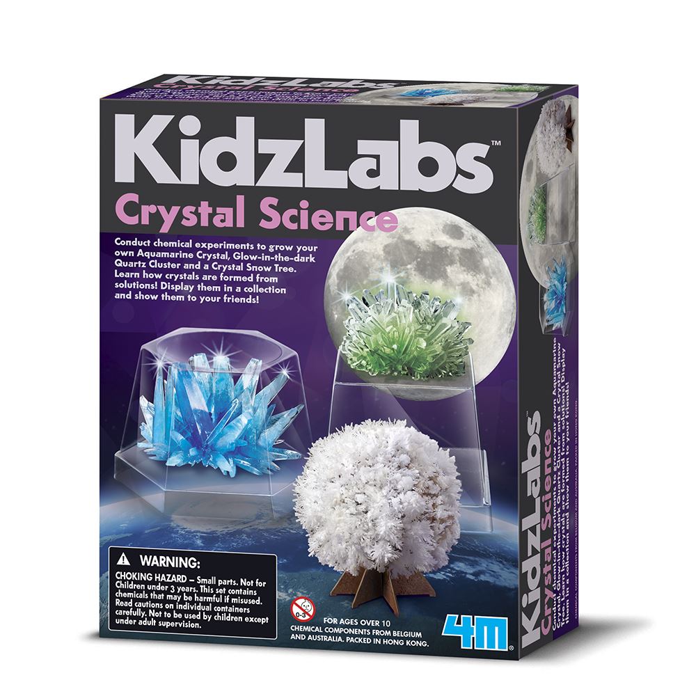 Juego de Ciencia Experimento de Cristales Medianos 4M KIDZ LABS- Depto51