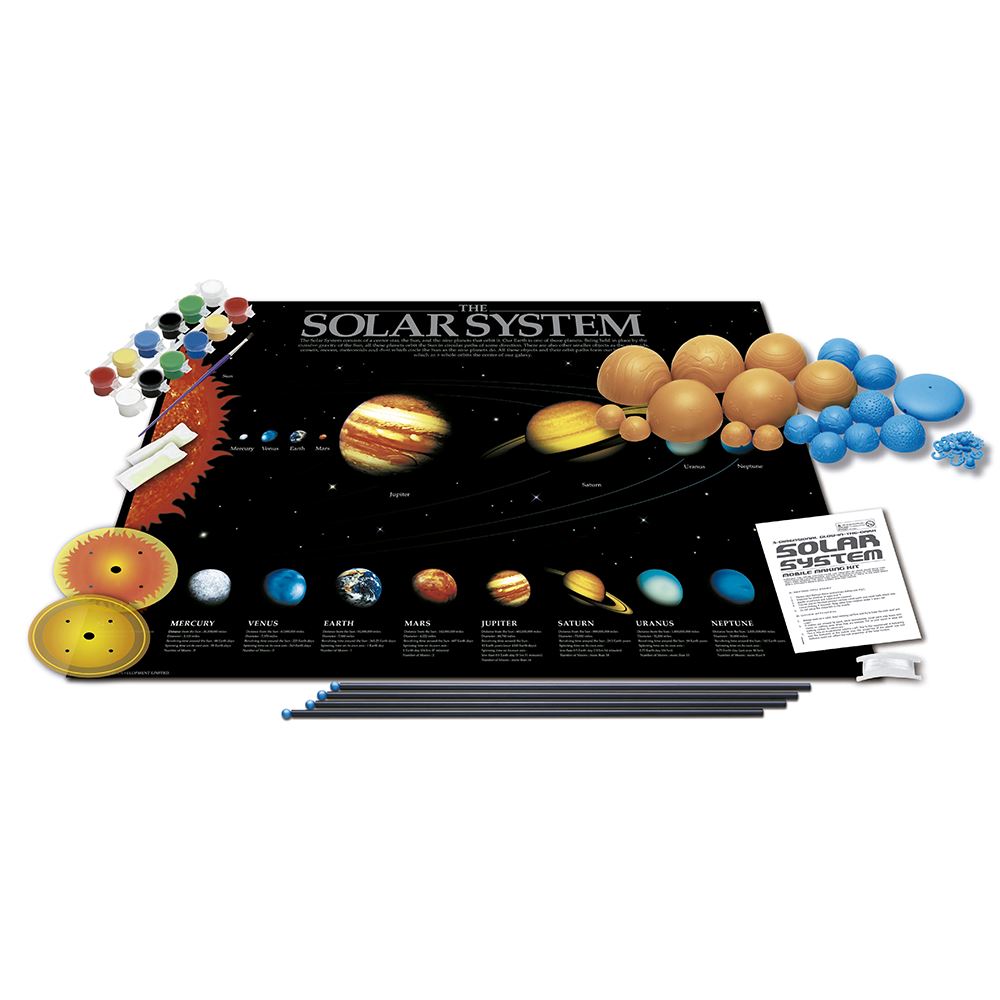 Kit Modelo del Sistema Solar 3D 4M KIDZ LABS- Depto51