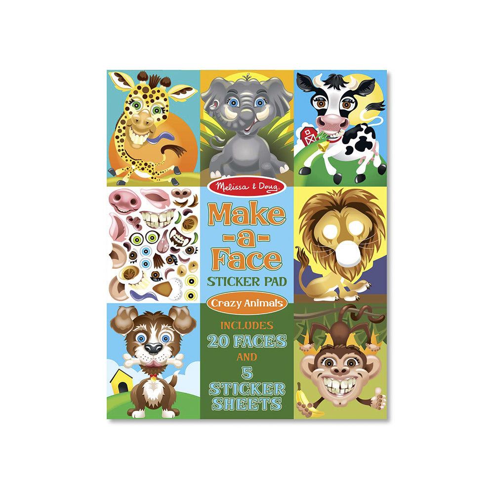 Block Stickers Caras de Animales MELISSA & DOUG- Depto51