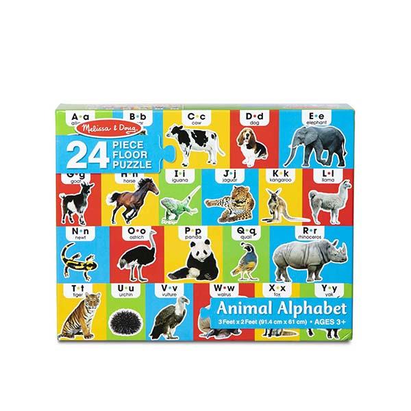 Puzzle Alfabeto y Animales 24 piezas MELISSA & DOUG- Depto51