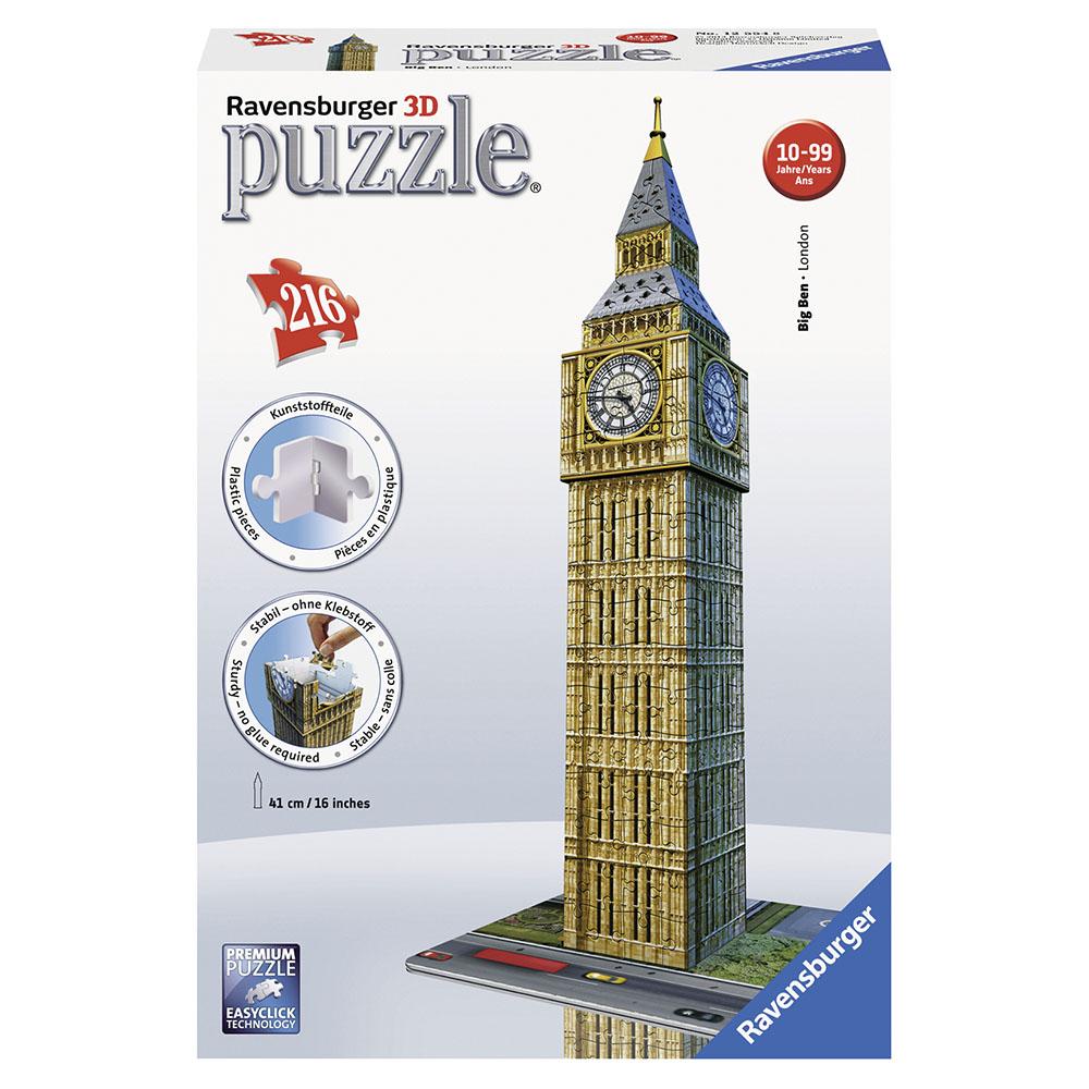 Puzzle 3D "Big Ben" 216 Piezas RAVENSBURGER- Depto51