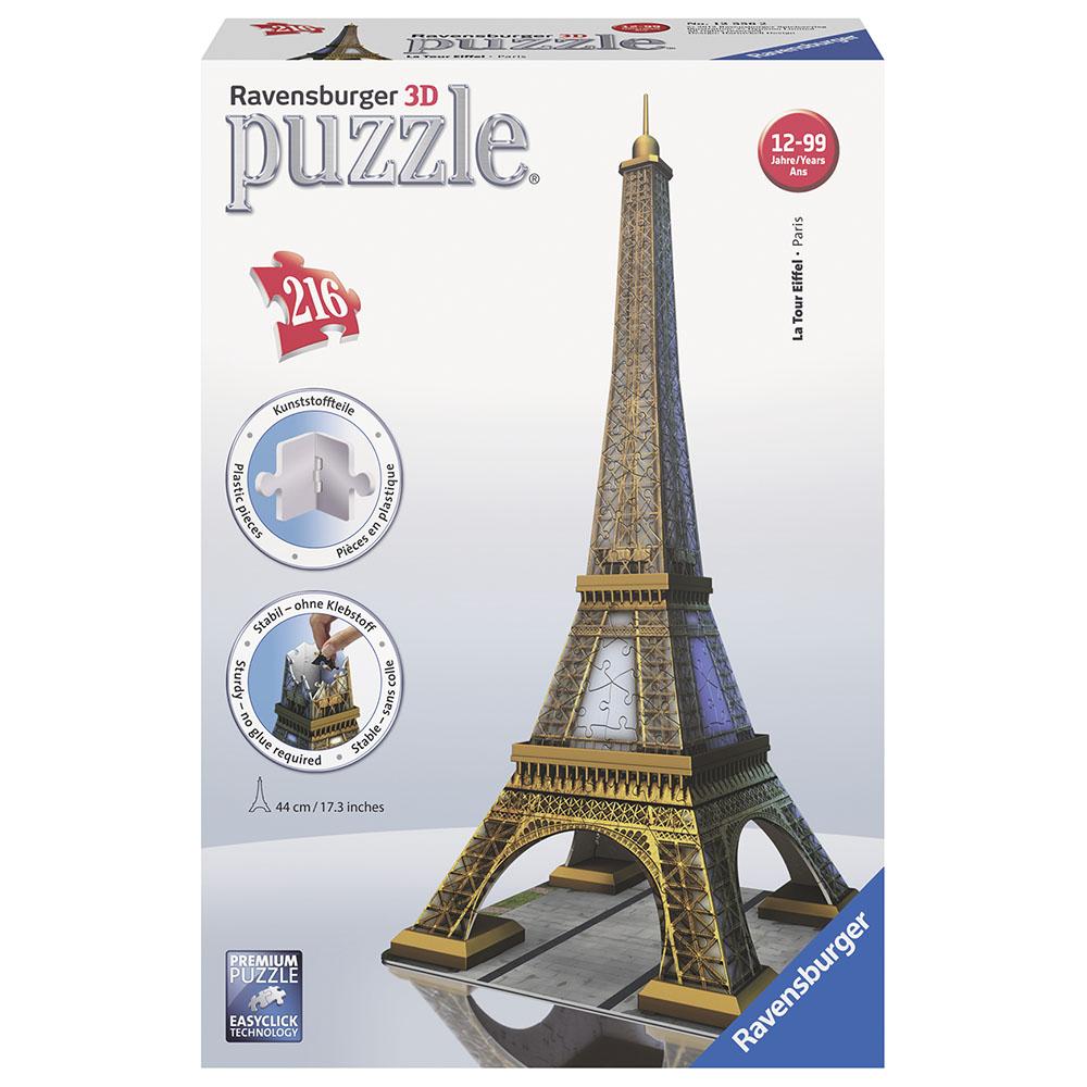 Puzzle 3D "Torre Eiffel" 216 Piezas RAVENSBURGER- Depto51
