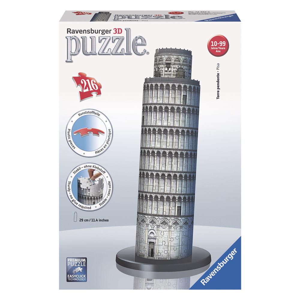 Puzzle 3D Torre de Pisa 216 Piezas RAVENSBURGER- Depto51