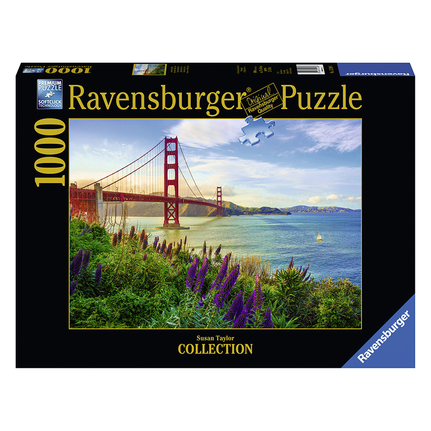 Puzzle 1000 piezas Golden Gate al amanecer RAVENSBURGER- Depto51