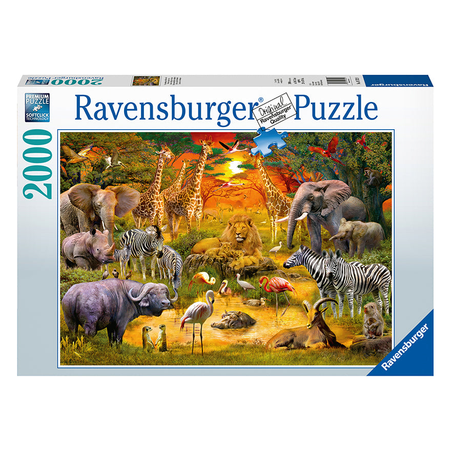 Puzzle 2000 piezas Reunión en el agua RAVENSBURGER- Depto51