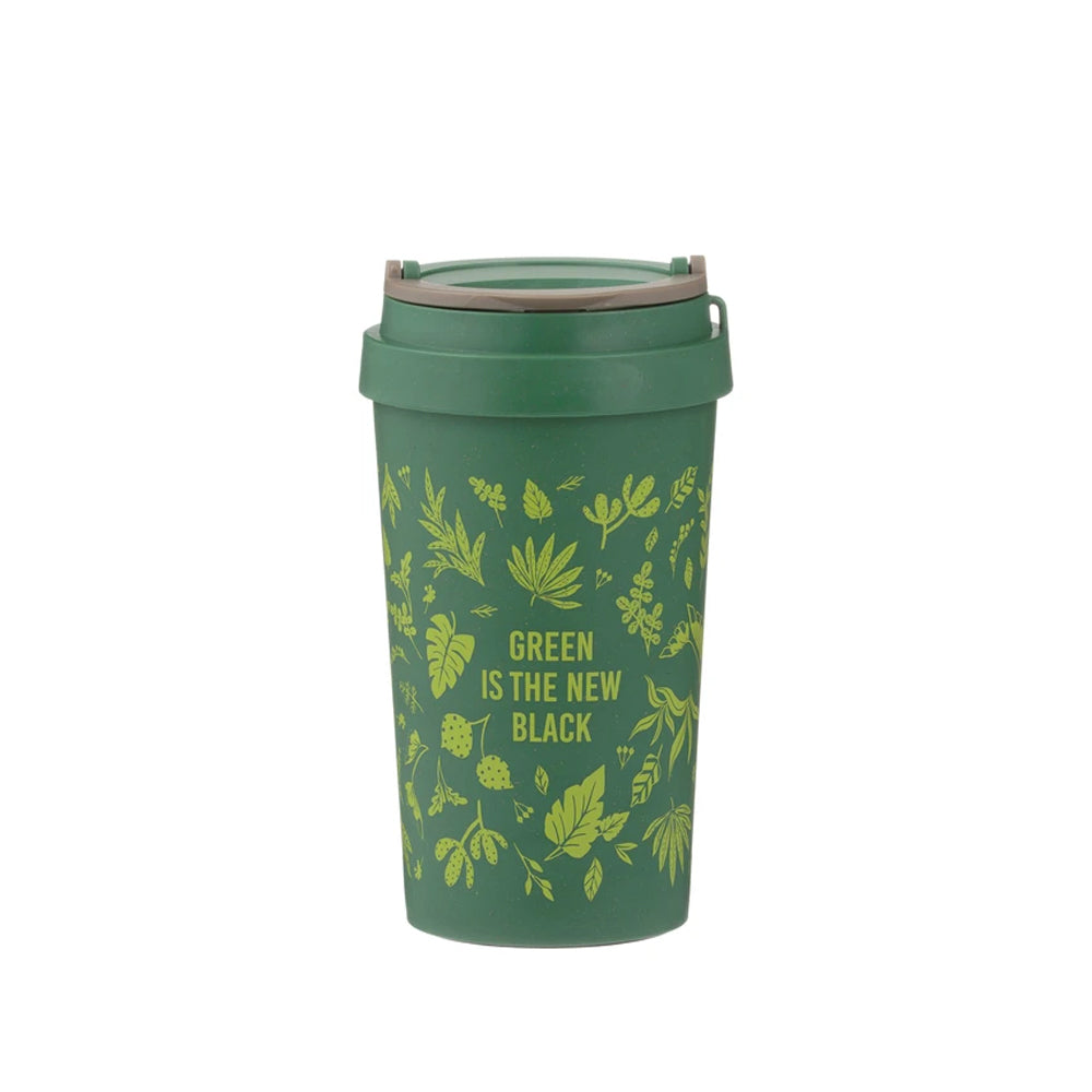 Travel Mug Green Bamboo 380 ml TYPHOON- Depto51