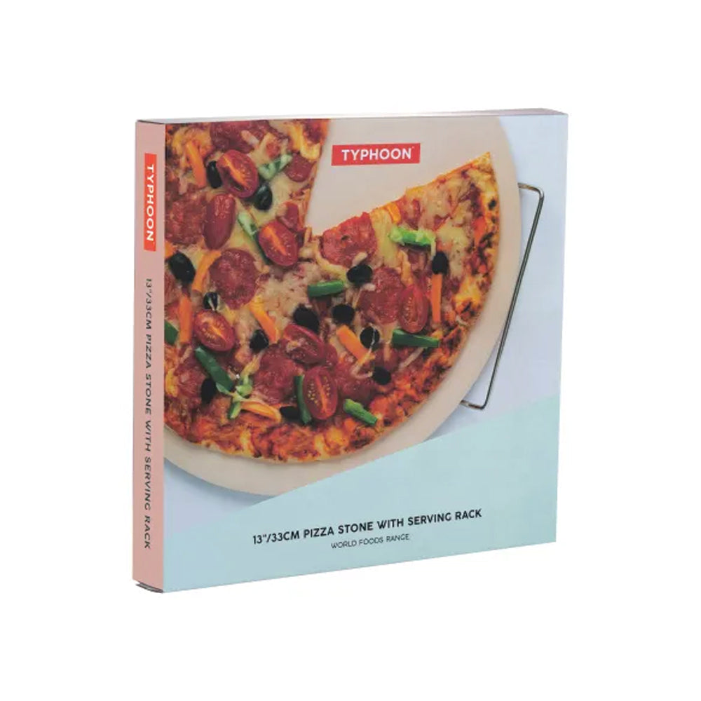 Piedra para Pizza 33 cms con Rejilla para Horno TYPHOON- Depto51