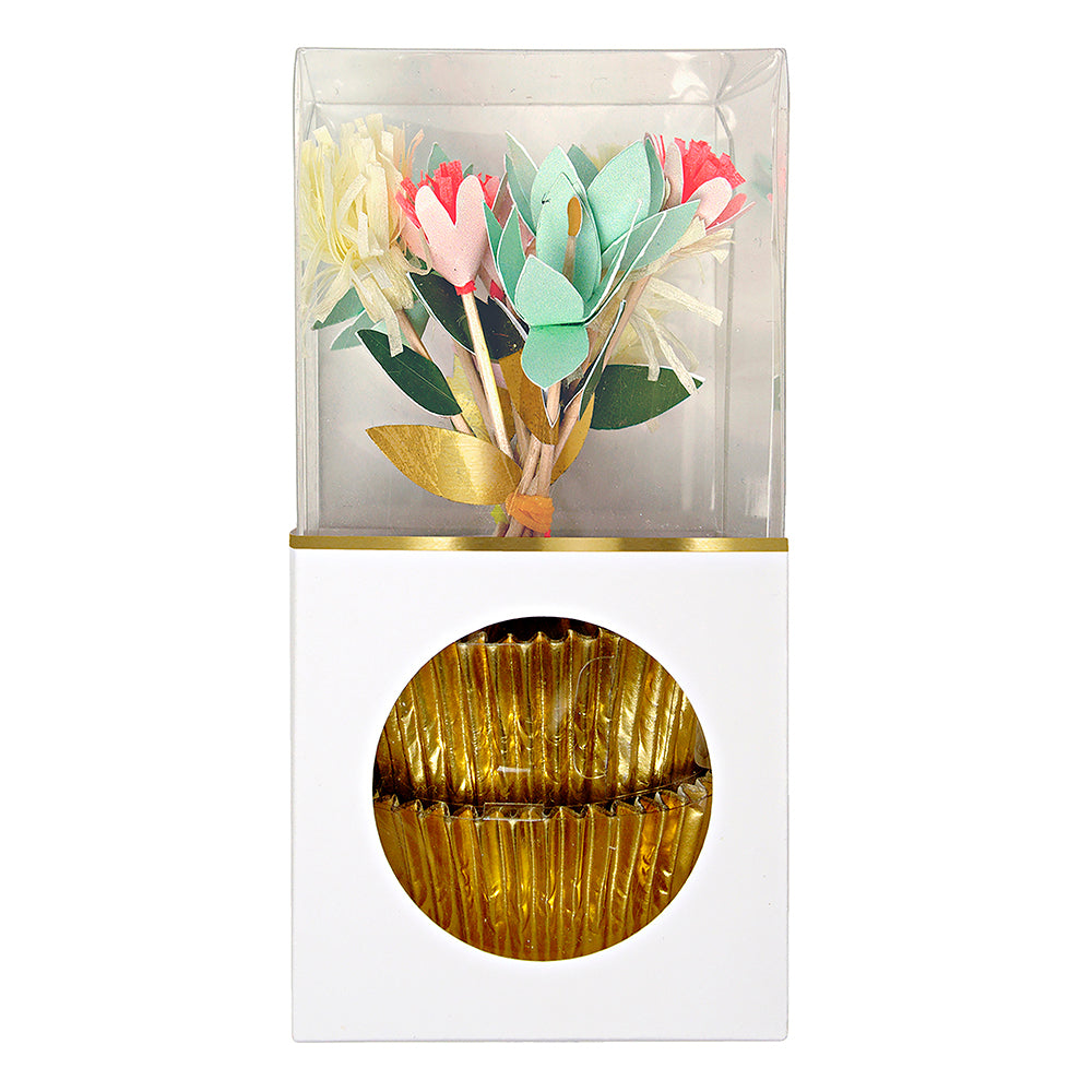 Kit de Cupcakes Bouquet de Flores MERI MERI- Depto51