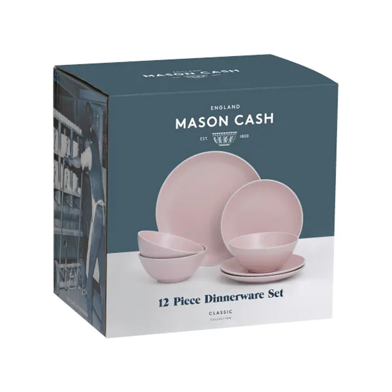Set de Loza Classic Collection 12 Piezas Pink MASON CASH- Depto51