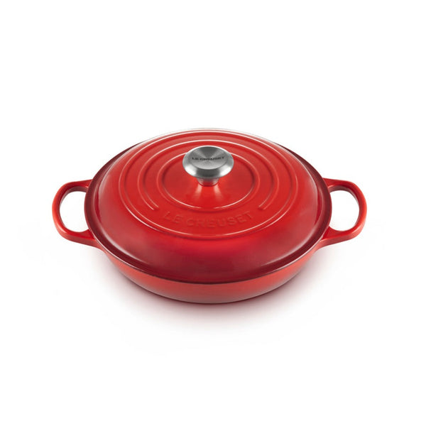 LE CREUSET SARTEN ALTA ASADORS 28CM CEREZA