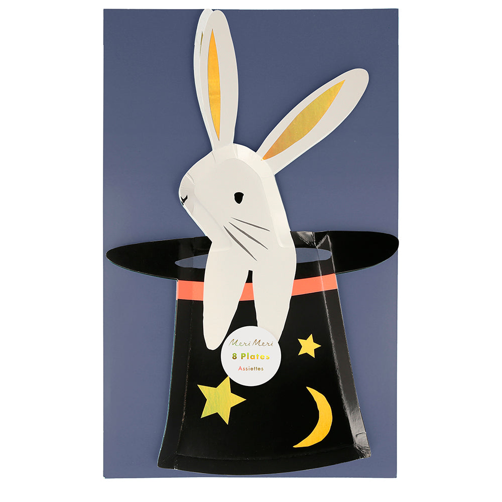 Set de 8 Platos Conejo en el Sombrero MERI MERI- Depto51