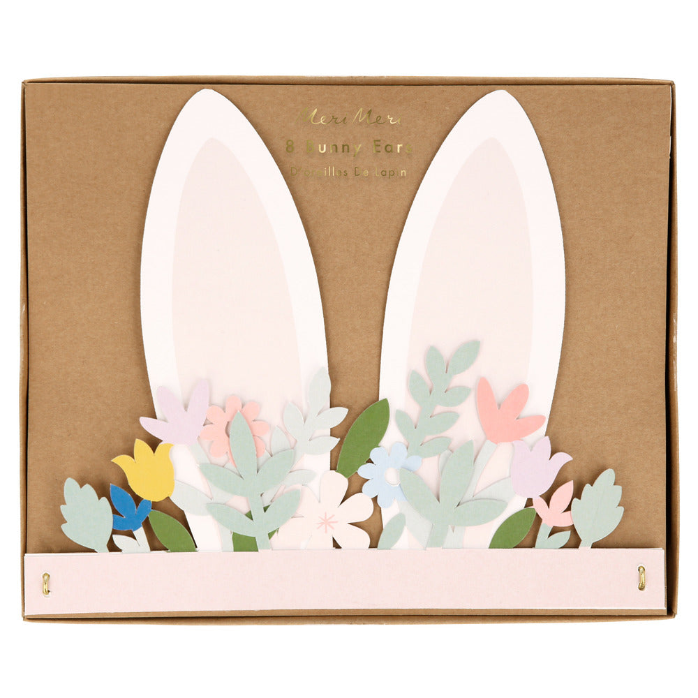 Set de 8 Corona Orejas de Conejo Florales MERI MERI- Depto51