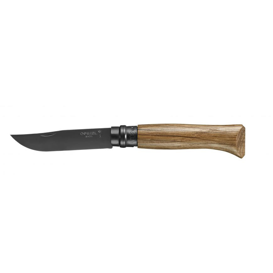 Cuchillo N°8 Black edition con mango de roble OPINEL- Depto51